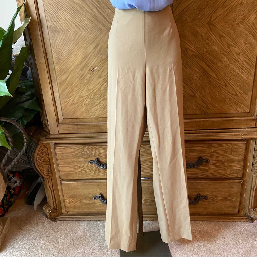 Ralph Lauren Black Label Tan  Wool Blend trousers